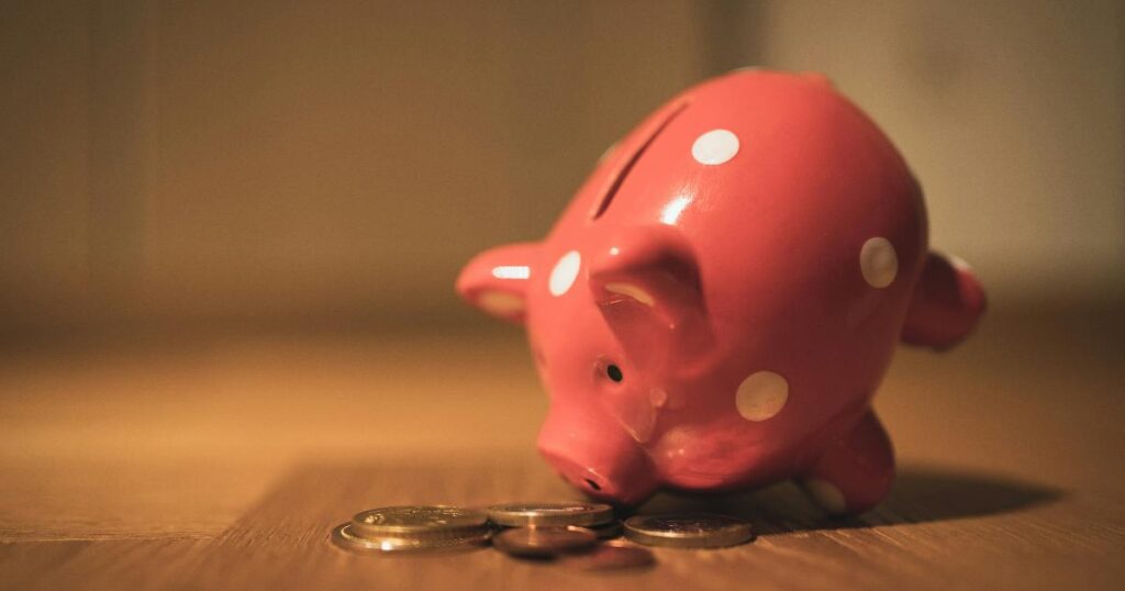 A labeled savings account shown as a safety net for emergency fund cash, emphasizing quick access and stability